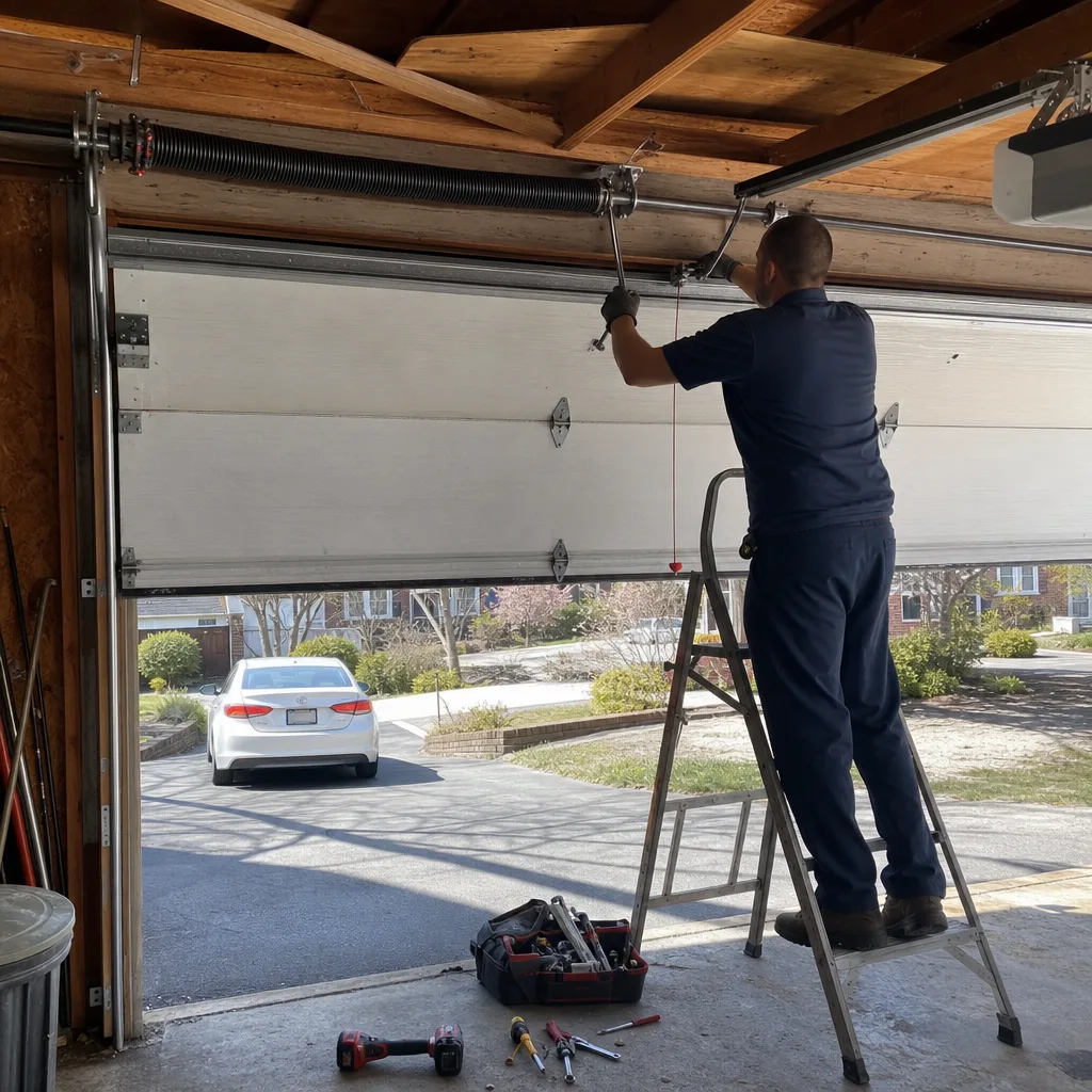 Garage Door Spring Repair in Harlem